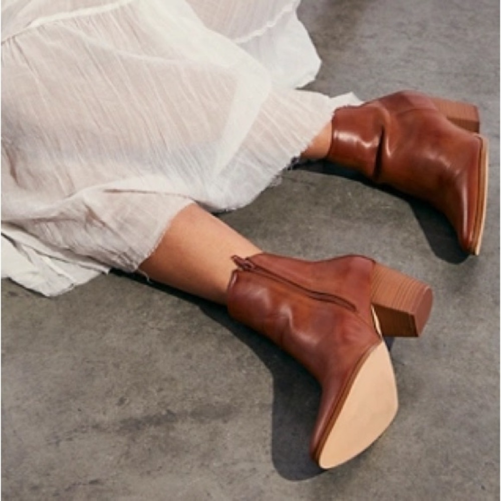 Coconuts by Matisse New Vegan Going West Boot Caramel Brown Sz 8 Free People